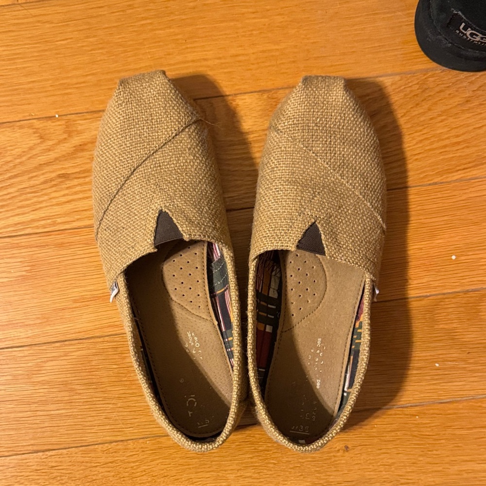 Toms Burlap Slip-On Shoes